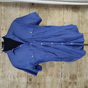 Express Fitted Short Sleeve Button Shirt